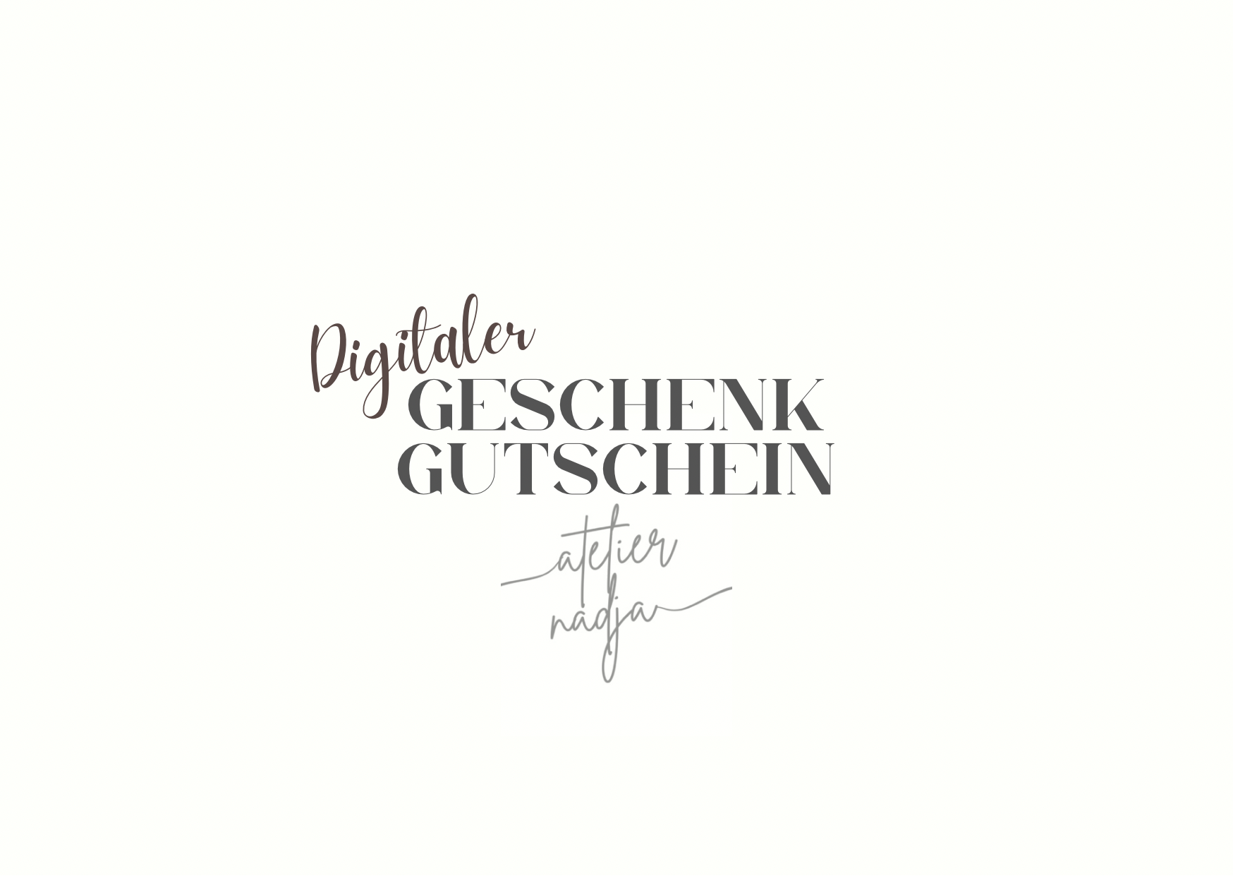 Digitaler Geschenkgutschein