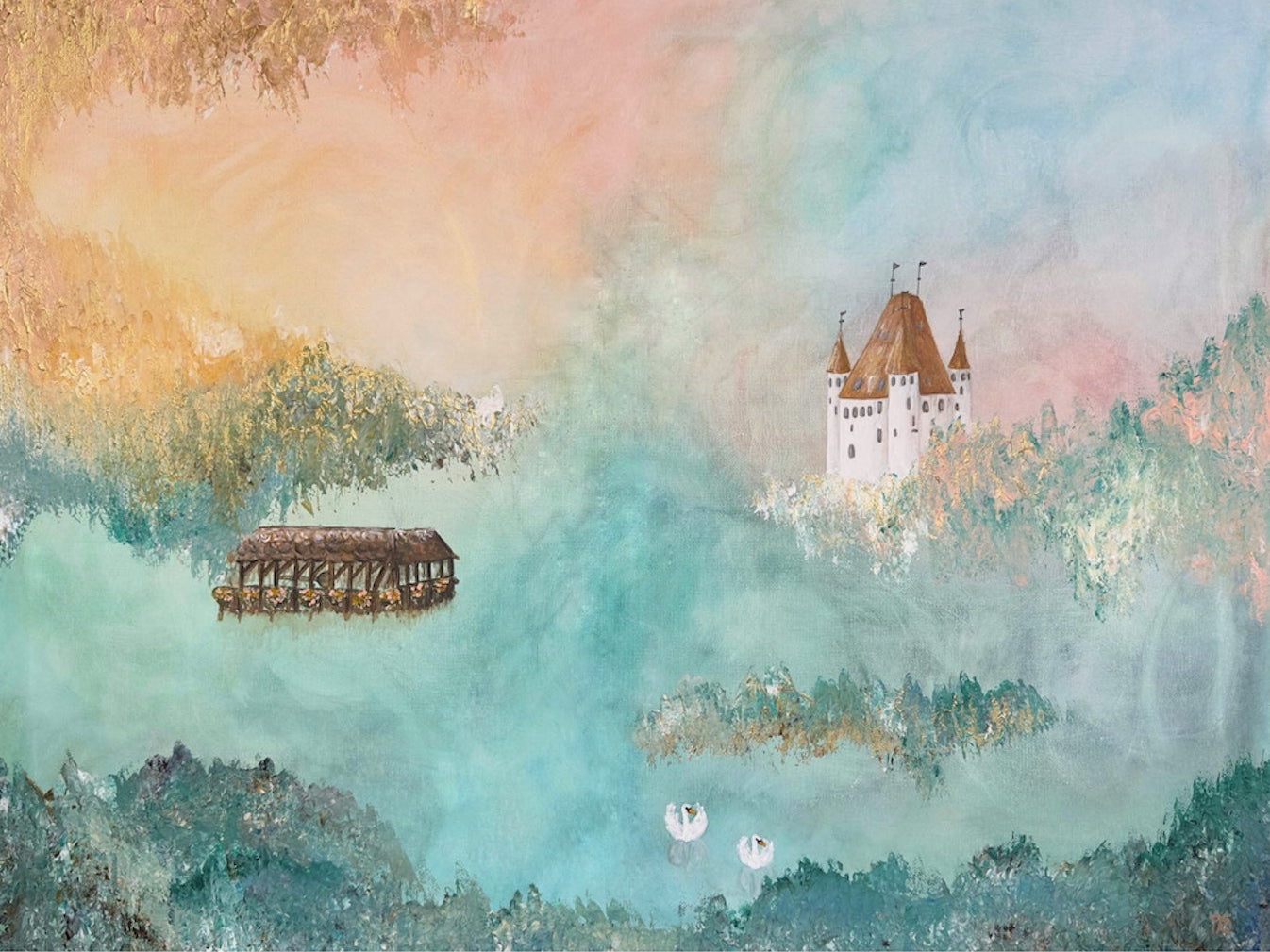 Wasser und Licht - Fine Art Print 70x50 cm